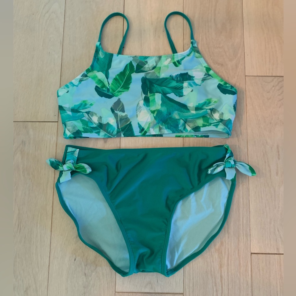 Art Class bathing suit green/blue 14/16